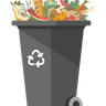 illustrations for biodegradable waste