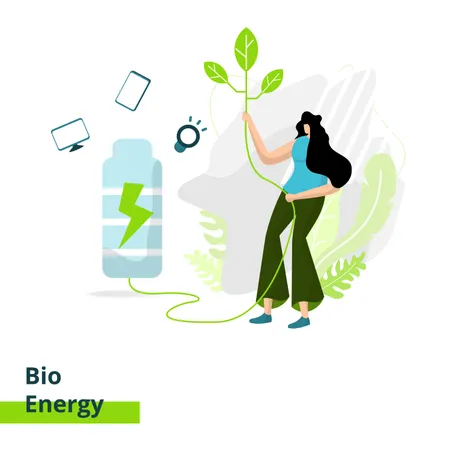 Bioenergie  Illustration