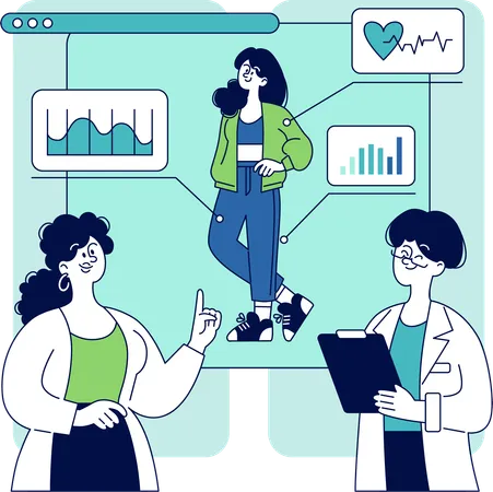 Biofeedback integration  Illustration