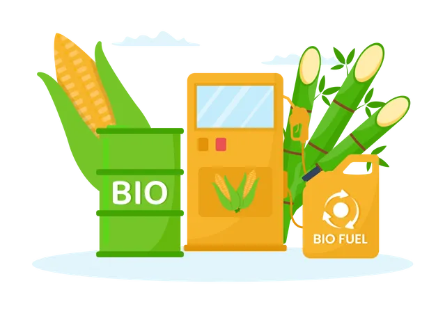 Biofuel Illustration