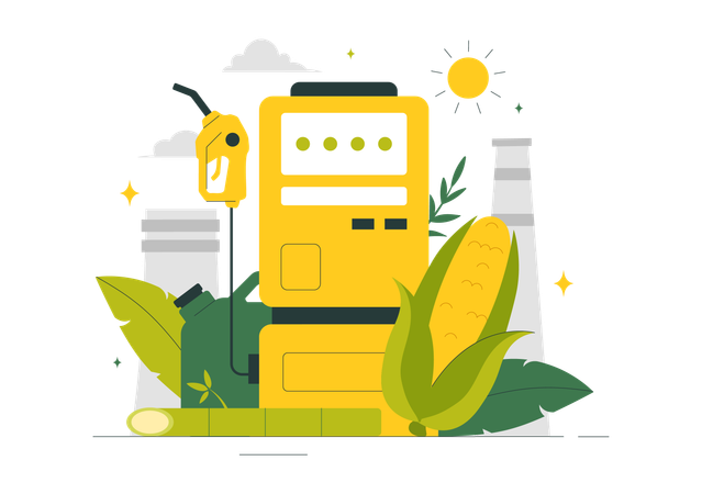 Biofuel Life Cycle  Illustration