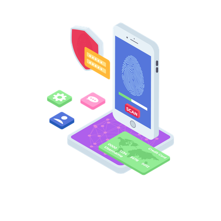 Biometric Authentication  Illustration