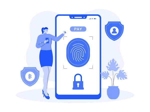 Biometric protection Illustration