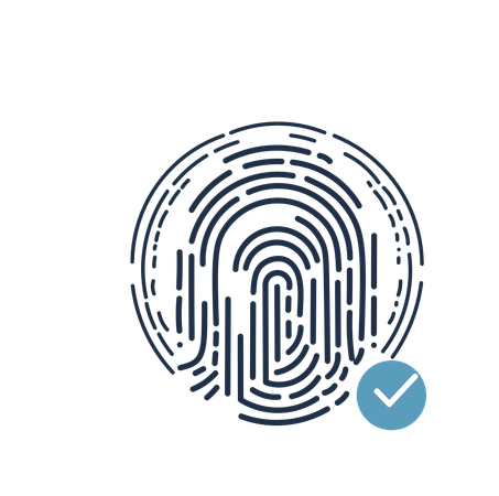 Biometric scanning  Illustration