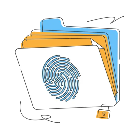 Biometric Security Illustration