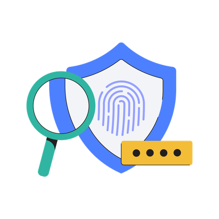 Biometric security  Illustration