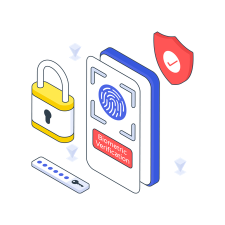 Biometric Verification  Illustration