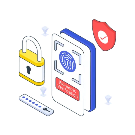 Biometric Verification  Illustration