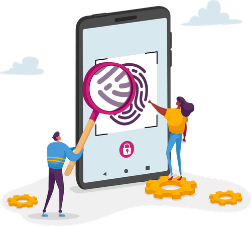 Biometric verification  Illustration