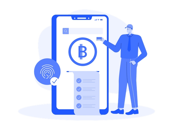 Biometrischer Schutz  Illustration