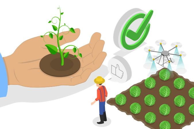 Biotecnologia agrícola  Ilustração