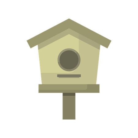 Bird House  Illustration