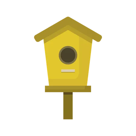 Bird House  Illustration