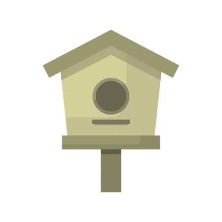 Bird House  Illustration