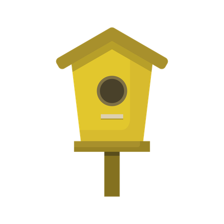 Bird House  Illustration