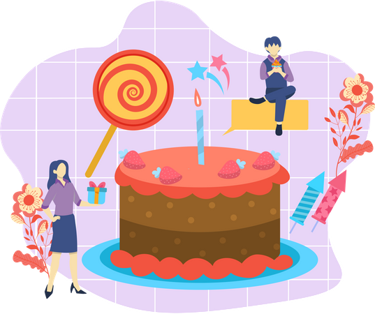 Birthday  Illustration