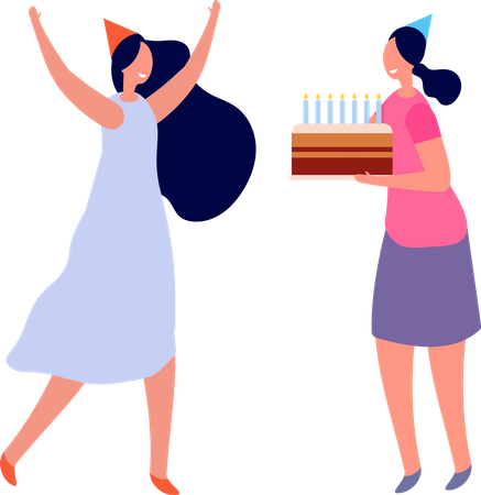 Birthday Party  Illustration