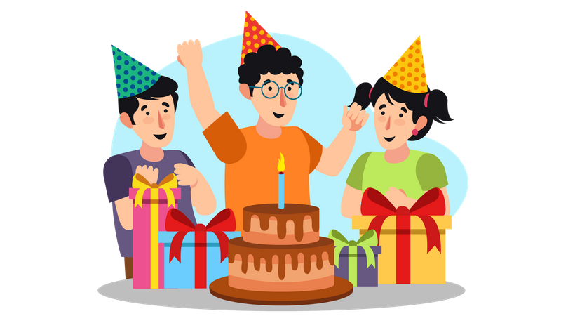 Birthday Party  Illustration