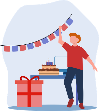 Birthday Party  Illustration