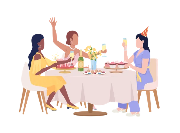 Birthday party  Illustration