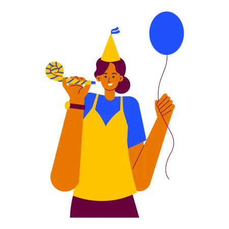 Birthday party surprise  Illustration