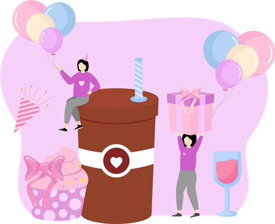 Birthday Wish  Illustration