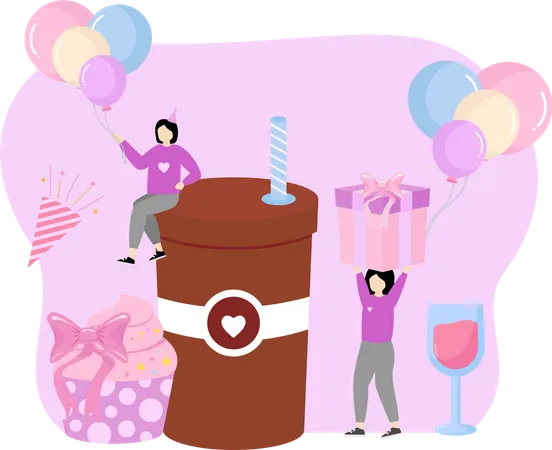Birthday Wish  Illustration