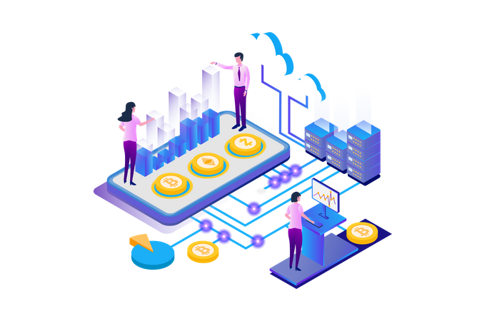 Bitcoin-Analyse  Illustration