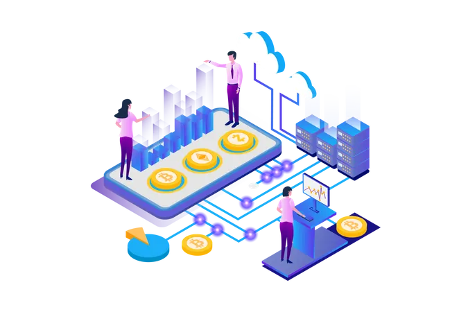 Bitcoin-Analyse  Illustration