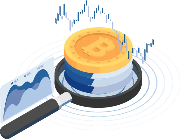 Bitcoin-Analyse  Illustration