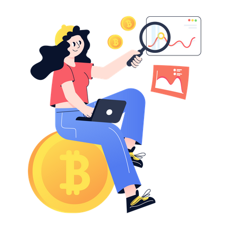 Bitcoin-Analyse  Illustration