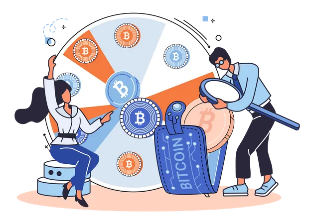 Bitcoin analysis Illustration