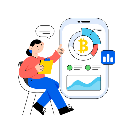 Bitcoin Analysis  イラスト
