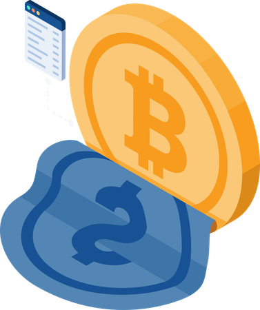 Bitcoin And Cryptocurrency  Illustration