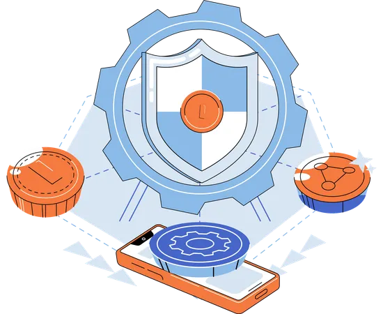 Bitcoin blockchain  Illustration
