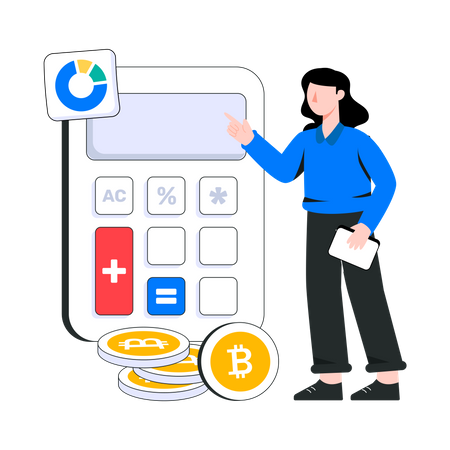 Bitcoin Calculation Illustration