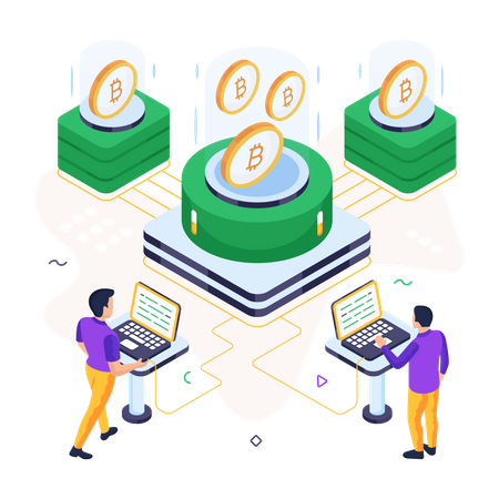 Bitcoin Centralization Illustration