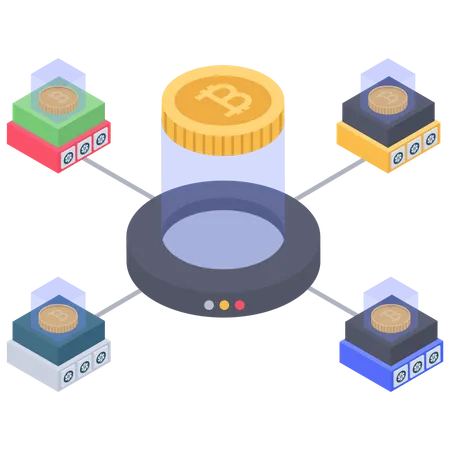 Bitcoin creation  Illustration