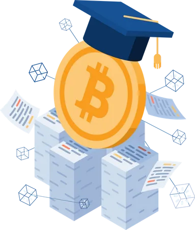 Bitcoin Education Illustration