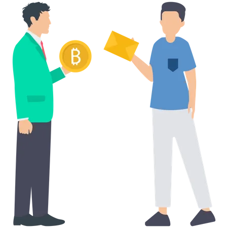 Bitcoin Envelope Illustration