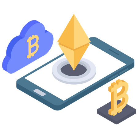 Bitcoin ethereum trading  イラスト