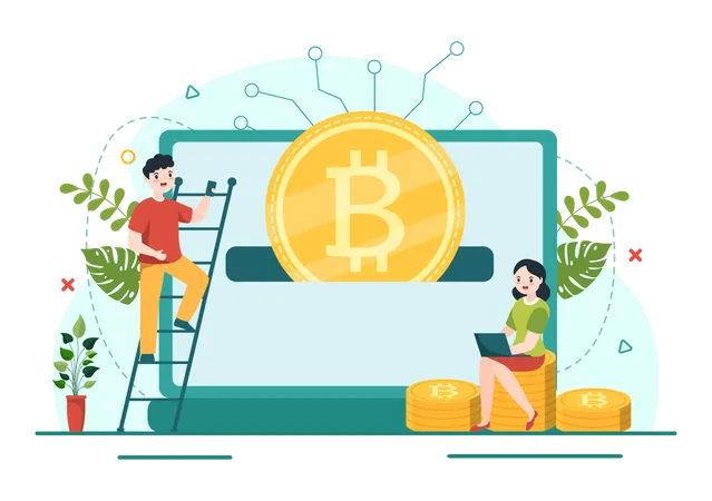 Bitcoin Holdings  Illustration