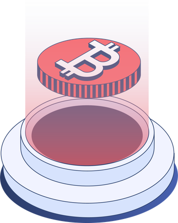 Bitcoin holography  Illustration