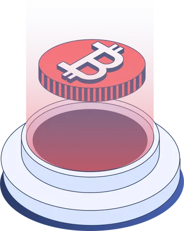 Bitcoin holography  Illustration