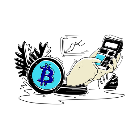 Bitcoin investment Illustration