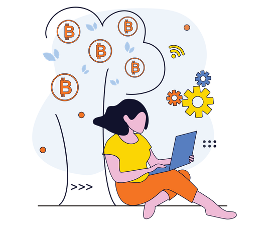 Bitcoin Investment Illustration