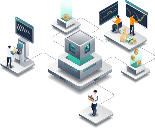 Bitcoin Investment  Illustration