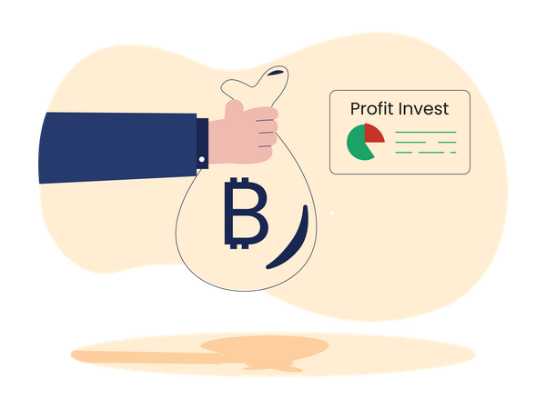 Bitcoin investment profit  Illustration