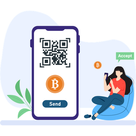 Bitcoin lightning network for payments  Illustration