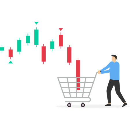 Bitcoin market was hit by a price slash  Illustration